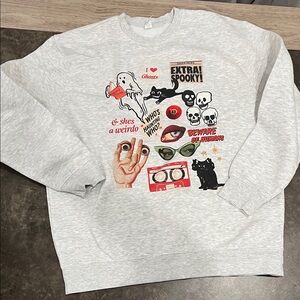 Graphic crewneck